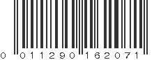 UPC 011290162071