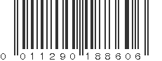 UPC 011290188606