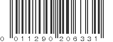 UPC 011290206331