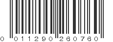 UPC 011290260760