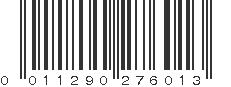 UPC 011290276013