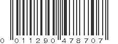 UPC 011290478707