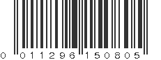 UPC 011296150805