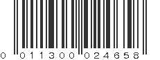 UPC 011300024658