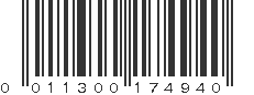 UPC 011300174940