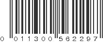 UPC 011300562297