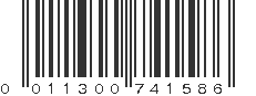 UPC 011300741586