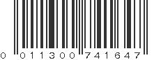 UPC 011300741647