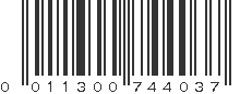 UPC 011300744037