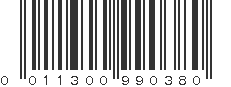 UPC 011300990380