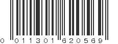 UPC 011301620569