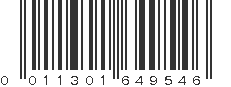 UPC 011301649546