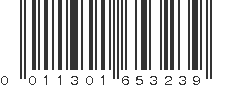 UPC 011301653239