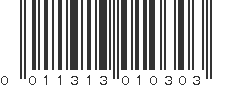 UPC 011313010303