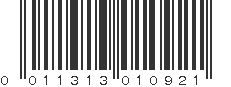 UPC 011313010921