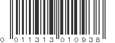 UPC 011313010938