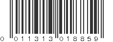 UPC 011313018859