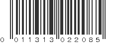 UPC 011313022085