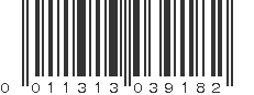 UPC 011313039182