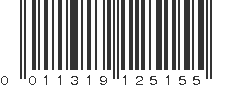 UPC 011319125155