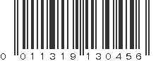 UPC 011319130456