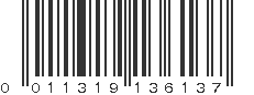 UPC 011319136137