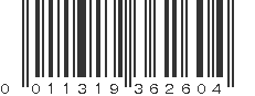 UPC 011319362604