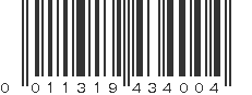 UPC 011319434004