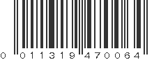 UPC 011319470064