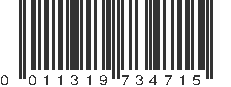 UPC 011319734715