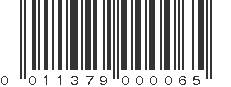 UPC 011379000065