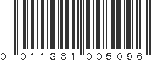 UPC 011381005096