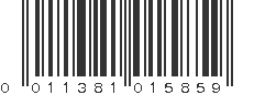 UPC 011381015859