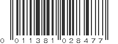 UPC 011381028477