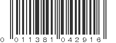 UPC 011381042916