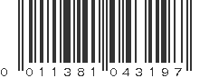 UPC 011381043197