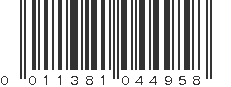 UPC 011381044958