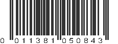 UPC 011381050843