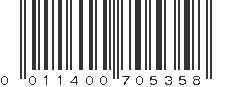 UPC 011400705358