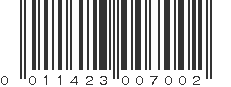 UPC 011423007002