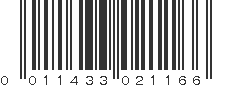 UPC 011433021166