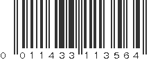 UPC 011433113564