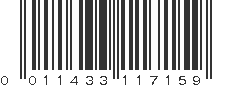 UPC 011433117159