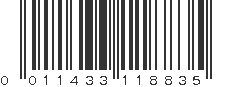 UPC 011433118835