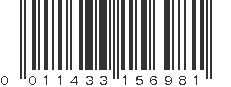 UPC 011433156981