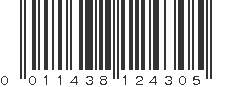 UPC 011438124305