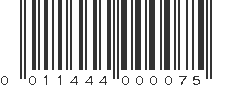 UPC 011444000075