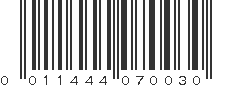 UPC 011444070030