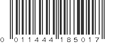 UPC 011444185017