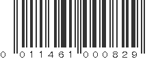 UPC 011461000829